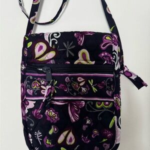 Vera Barley Floral Patterned Crossbody Bag